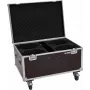 Flightcase Roadinger 4x LED TMH-X4 ar riteņiem — aizsargpārvadājumu futrālis 4 TMH-X4 LED prožektoriem