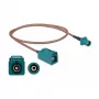 Antenas kabelis DeLOCK FAKRA Z spraudnis FAKRA Z ligzda RG-316 0,5 m