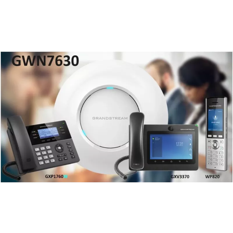 Grandstream Networks GWN7660 bezvadu piekļuves punkts 1770 Mbit/s Balts Jauda over Ethernet (PoE)