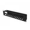 Rack-mount 19 inch 2U kabelis Organizer LANBERG AK-1705-B, Melns