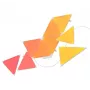 Triangle LED panel lights Nanoleaf NL47-0002TW-9PK — set of 9 RGB wall-mounted panels, AC powered, balta