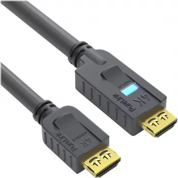PureLink OneAV PI2010-250 HDMI kabelis ar Ethernet HDMI vīriešu savienotāju līdz HDMI vīriešu savienotājam 25 m trīskārša izolācija Melns