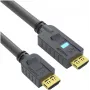 PureLink OneAV PI2010-250 HDMI kabelis ar Ethernet HDMI vīriešu savienotāju līdz HDMI vīriešu savienotājam 25 m trīskārša izolācija Melns