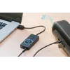 Ārējā USB 2.0 audio karte Vention CDRBF — 16 bitu, 44,1–48 kHz, USB barošana, 1 m kabelis, līnijas ieeja/līnijas izeja