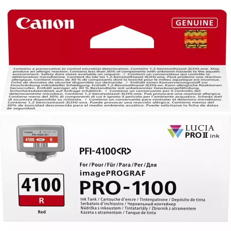Canon LUCIA PRO II tintes kasetne 1 gab. oriģināla standarta ietilpība sarkana