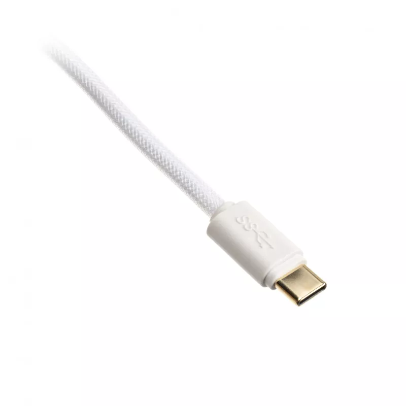 Spoles USB kabelis Ducky balta Edition DACOC2-WHT1, noņemams, balts spoles dizains