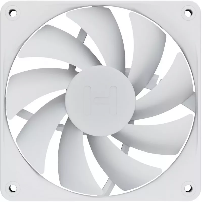 120 mm korpusa ventilatori HYTE FA12, balti, 4-gab. komplekts — 120 mm, balti, modelis FA12