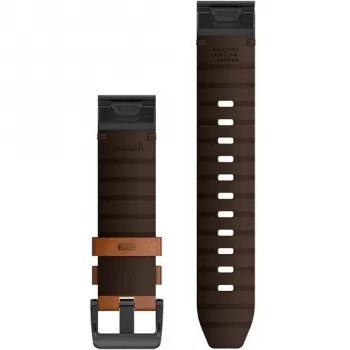 Garmin QuickFit 22 siksniņa, brūna āda