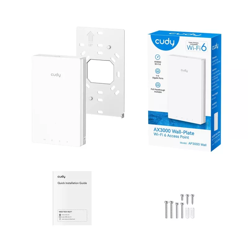 Cudy AX3000 Wi-Fi 6 piekļuves punkts