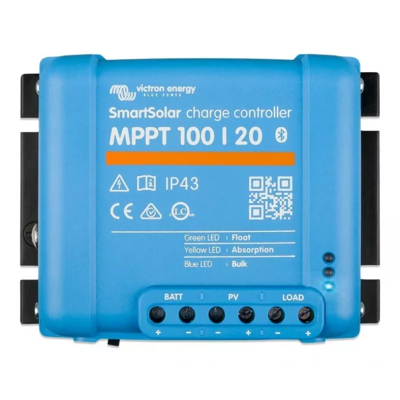 Saules uzlādes kontrolieris Victron SmartSolar MPPT 100/20 48V 20A