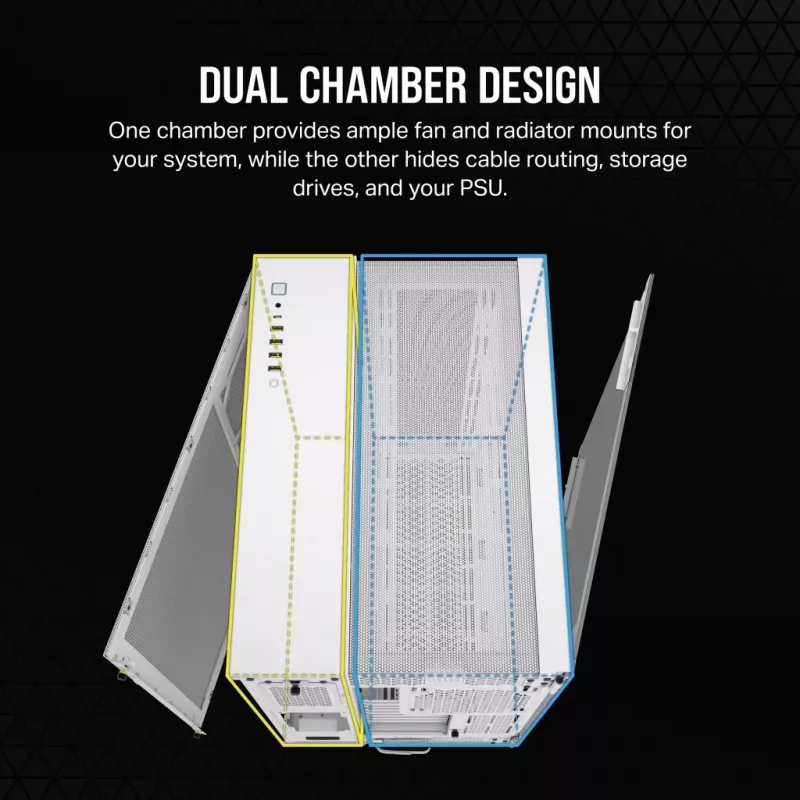 Corsair 6500D AIRFLOW Midi Tower balta