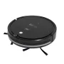 Robot vacuum cleaner TEESA Smart VAC 2 — apaļš, melns, 1000 Pa sūkšanas jauda, 9,6V/2000mAh Li akumulators, 0,2 L putekļu kaste, Wi‑Fi, automātiska atgriešanās