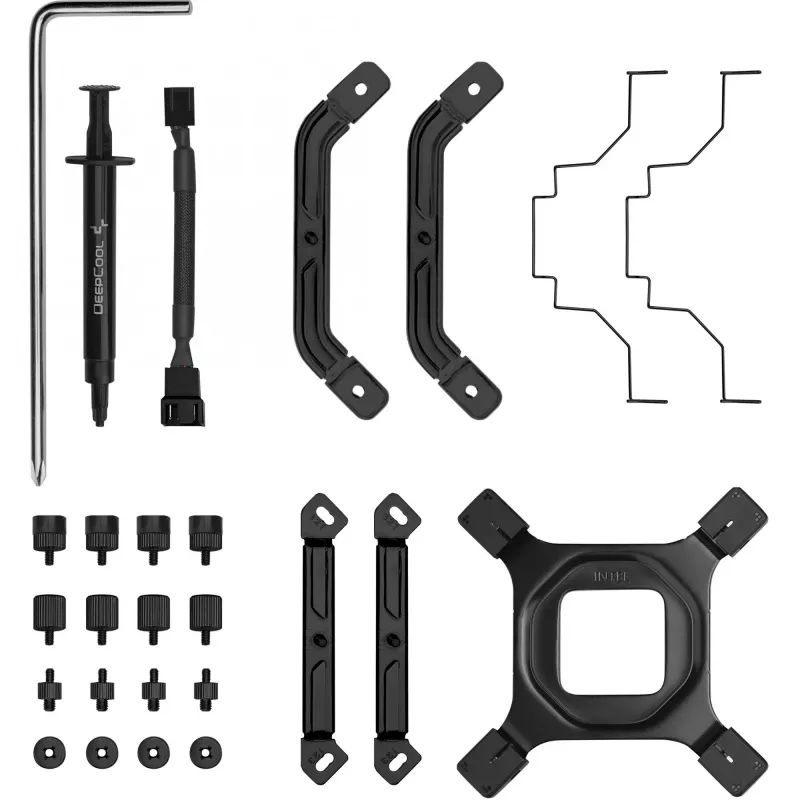 Gaisa dzesētājs DeepCool AK500 Digital Pro 12 cm Melns Fluid Dynamic Bearing