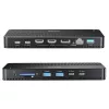 Dokstacija UNITEK D1104A01 USB4 vadu 100W strāvas padeve