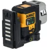 Bezvada daudzlīniju lāzers DeWalt DCLE14301GB 3×180° krustlīnija, 18V, zaļas līnijas, integrēts Powerstack Li-Ion akumulators
