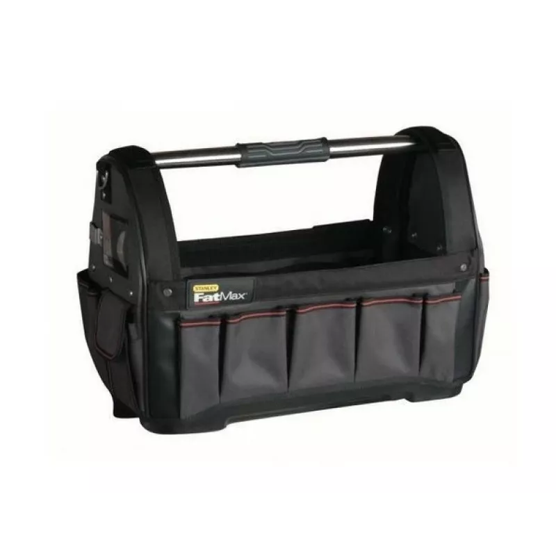 Instrumentu kaste STANLEY 1-93-951, plastmasa, eņģēts vāks, rokturi, 480×250×330 mm, melna