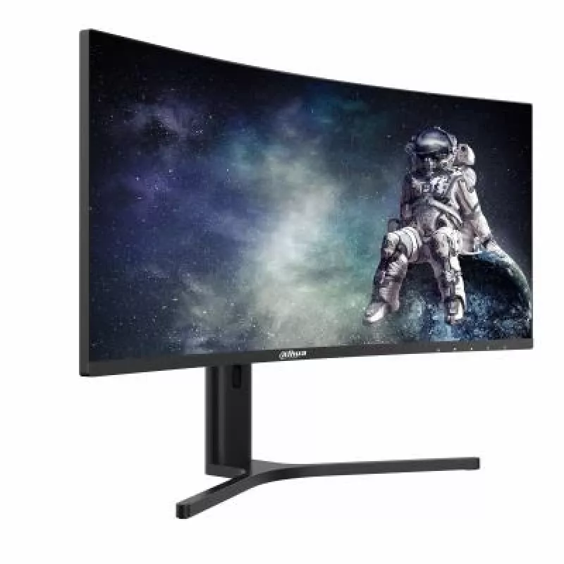Datora monitors DAHUA LM34-E330CA 34 collas (86.4 cm) UltraWide Quad HD 3440×1440 VA LCD 21:9 izliekts, 1 ms, VESA, augstumā regulējams, melns