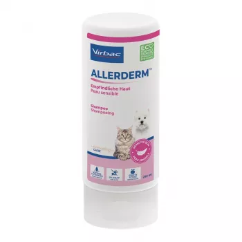 VIRBAC AllerDerm šampūns jutīgai suņu un kaķu ādai 250 ml