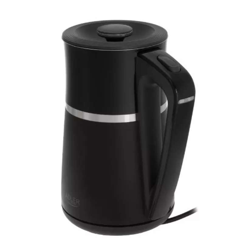 Elektriskā tējkanna Adler 1,7 l 2200 W melna
