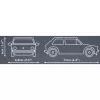 Būvējams mēroga modelis Cobi Volkswagen Golf 1974–1983 1:35 montāžai un eksponēšanai