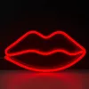 Neona gaismas MANTA SNL61RGB LIPS RGB krāsu mainoša dekoratīvā zīme, modelis SNL61RGB