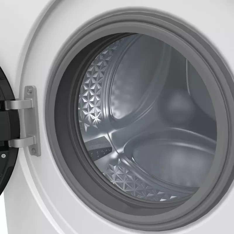 Brīvi stāvoša veļas mazgājamā mašīna Gorenje W3NGPI72SBS, 7 kg, 1200 apgr./min, invertora motors, tvaiks, 15 programmu, balta