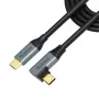 Akasa taisna leņķa USB Type-C 100W PD uzlādes kabelis - kabelis - digitālais/datu