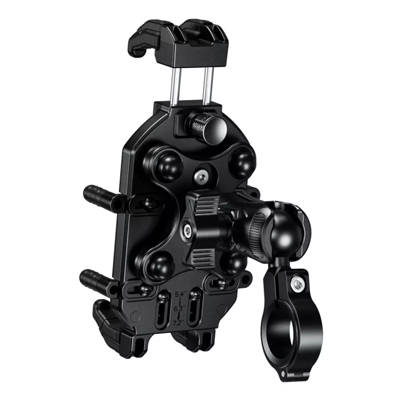 Pasīvais turētājs UleFone Armor Mount Pro mobilajiem tālruņiem — kronšteina stiprinājums, velosipēdam un skrejritenim, melns