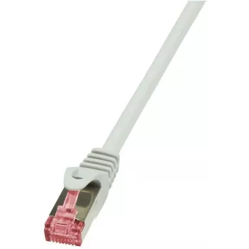 Logilink PrimeLine - komutācijas kabelis - RJ-45 (V) - RJ-45 (V) - 1 m - SFTP, PiMF - CAT 6 - presēts, gluds, bezhalogēna - pelēks (CQ2032S)