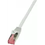 Logilink PrimeLine - komutācijas kabelis - RJ-45 (V) - RJ-45 (V) - 1 m - SFTP, PiMF - CAT 6 - presēts, gluds, bezhalogēna - pelēks (CQ2032S)