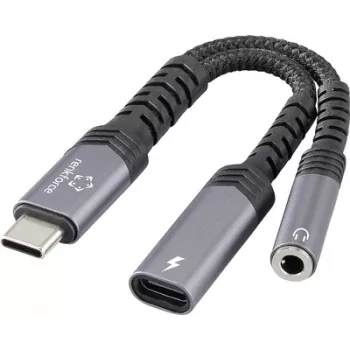 Renkforce USB-C audio adaptera kabelis [1x spraudnis - 1x audio stereo ligzda (RF-6877608)