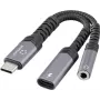 Renkforce USB-C audio adaptera kabelis [1x spraudnis - 1x audio stereo ligzda (RF-6877608)