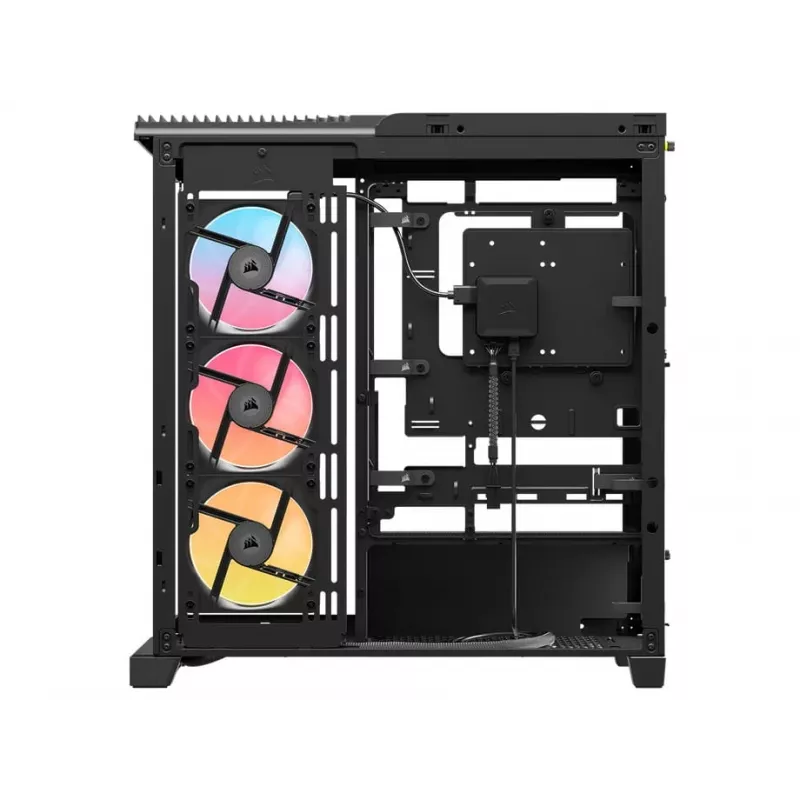 PC korpuss Corsair 4500X RS-R ARGB rūdīta stikla Midi Tower melns