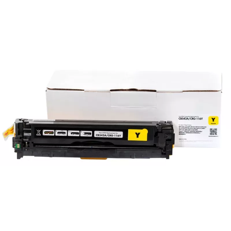 Saderīgs Static-Control Hewlett-Packard CB542A/CE322A/CF212A/ Canon CRG716, dzeltens, 1800 lp. IP Saf