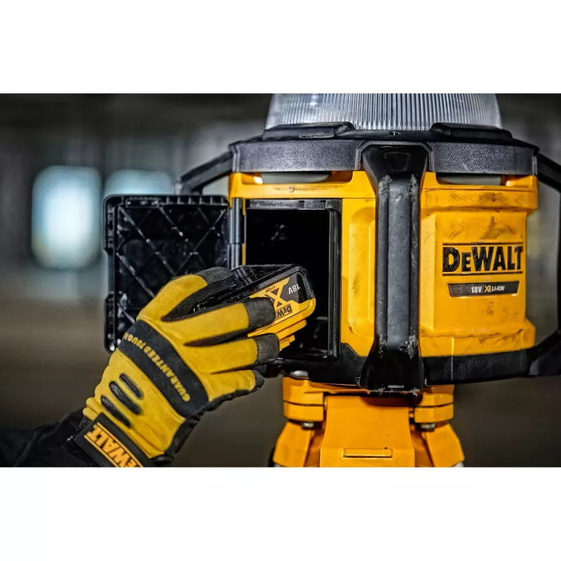 DeWalt bezvada būvniecības prožektors