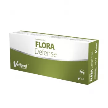 VETFOOD Flora Defense - uztura bagātinātāji suņiem - 60 gab.