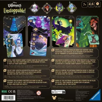 Galda spēle Ravensburger Disney Villainous Unstoppable! Stratēģija vecumam no 7 gadiem