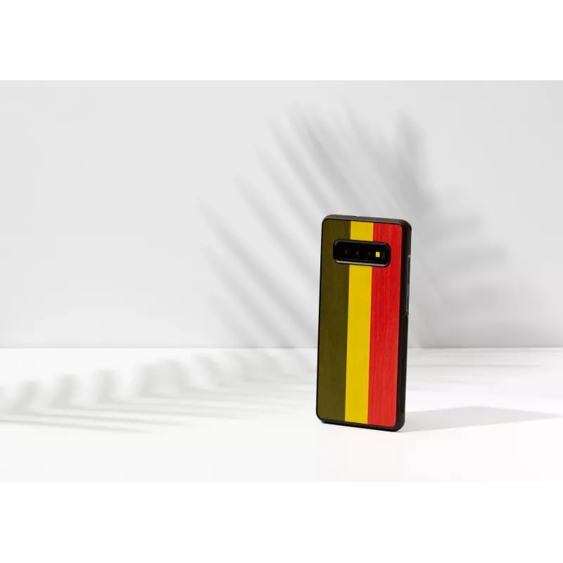 Viedtālruņa maciņš man and wood Galaxy S10 Plus — reggae Melns aizsargvāciņš