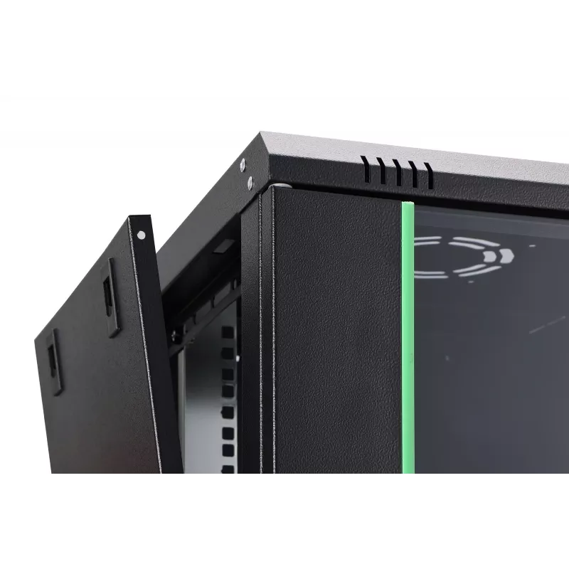 Wall-mounted rack cabinet DIGITUS Dynamic-N 12U, 600x450 mm (WxD), IP20, key lock, unassembled