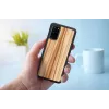 Telefona maciņš Man and Wood Galaxy S20 kapučīno melns — aizsargājošs viedtālruņa vāciņš Samsung Galaxy S20