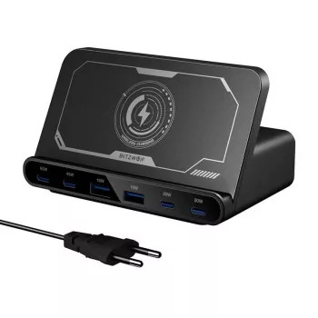 Lādētājs BlitzWolf BW-S27 160W, 2×USB-A, 4×USB-C
