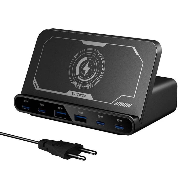 Lādētājs BlitzWolf BW-S27 160W, 2×USB-A, 4×USB-C