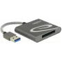 Karšu lasītājs DeLOCK 91583 USB 3.2 Gen 1 pelēks