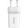 USB C 35W 3A Power Delivery 3.0 QC 3.0 sienas lādētājs balts