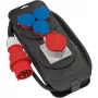 Brennenstuhl 1151600010 - Standarta - Plastmasa - Melns - Zils - Sarkans - 4 maiņstrāvas izejas - 2 m - 400 V