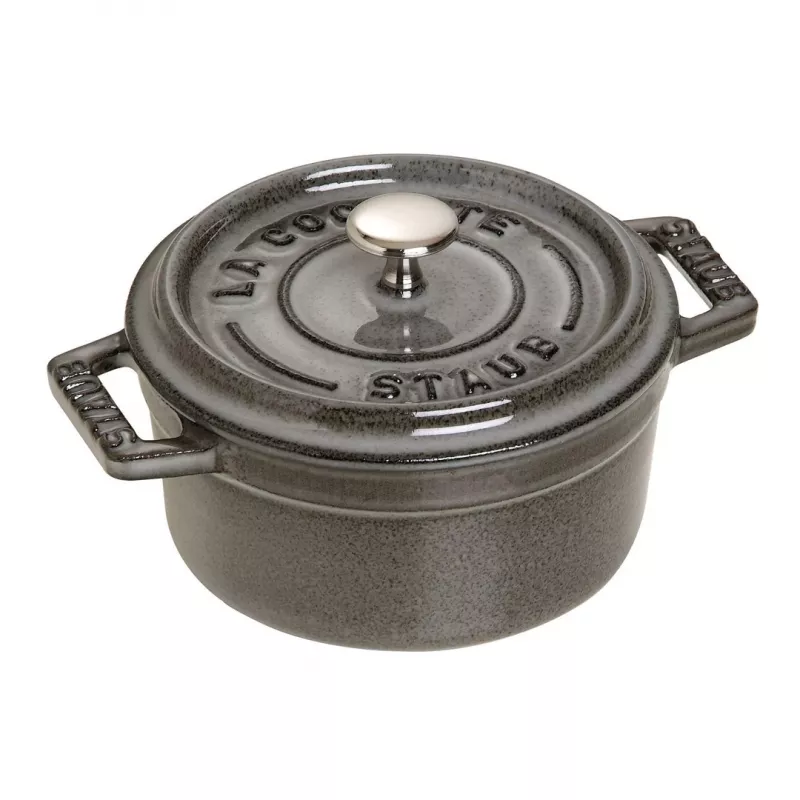 Vienas pannas Staub Minis 10 cm pelēks čuguns 700 g