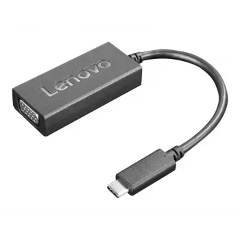 Lenovo 4X90M42956 video adaptera kabelis VGA (D-Sub) USB Type-C melns