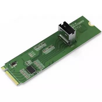 ICY DOCK - M.2 NVMe PCIe 4.0 SSD uz 1 x SlimSAS 4i adapteris ar Redriver