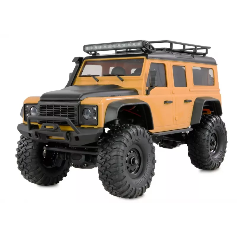 RC kāpurķēžu modelis Amewi Mini‑D90 4WD 1:16 RTR tālvadības bezceļa modelis, 4 riteņu piedziņa, 1:16 mērogā