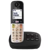 DECT telefons Panasonic KX-TGU430 bezvadu klausule, skaļrunis, zvanītāja ID, 2,4 collu displejs, 1000 ierakstu tālruņu grāmata, pelēks/melns